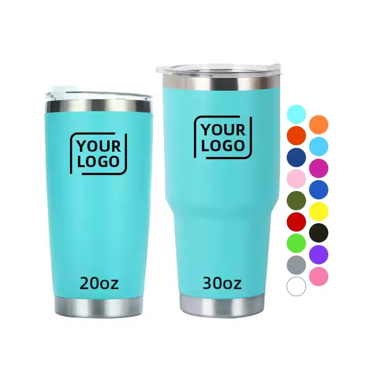 20oz 30oz جاروبرقی دونفره لیوان قهوه عایق بندی شده