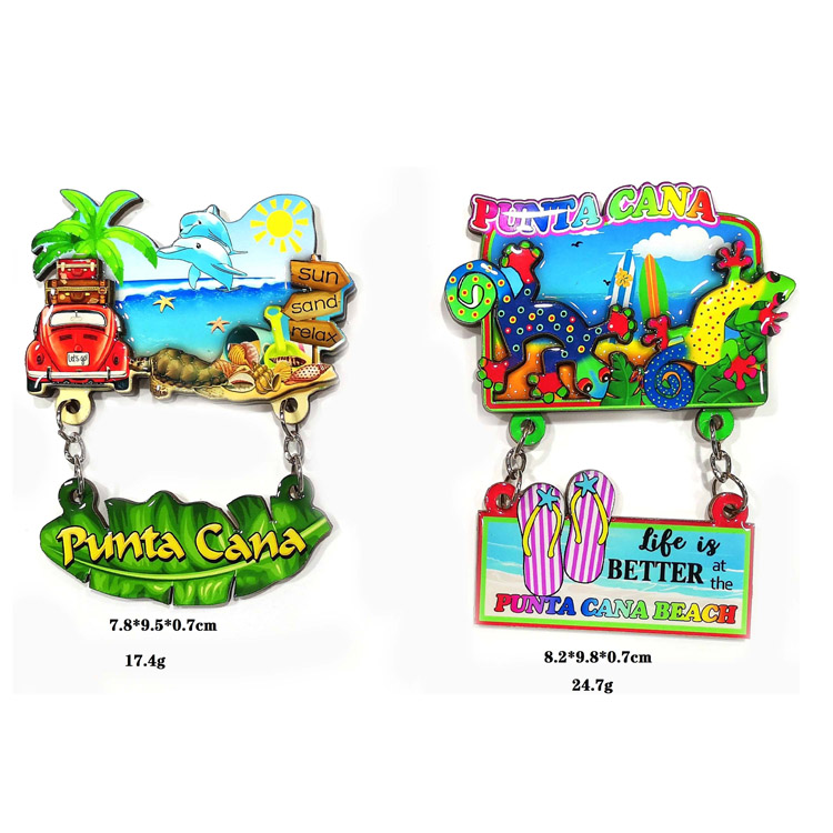 مگنت یخچال سوغاتی طرح مدیترانه ای قابل تنظیم سه بعدی