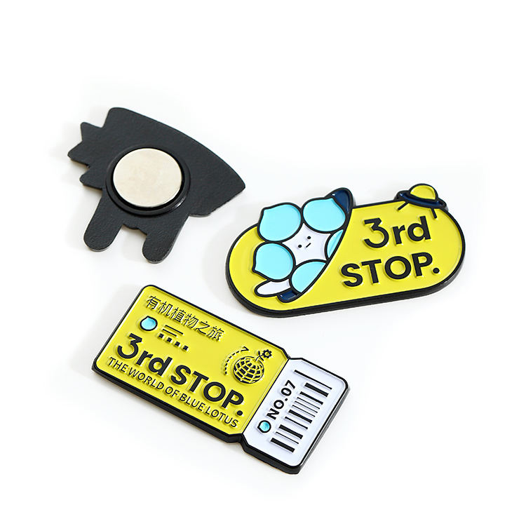 آهنربای یخچال سفارشی سفارشی فلزی برجسته سوغاتی ناز سه بعدی ایالات متحده