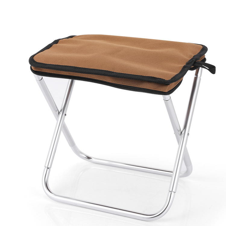 صندلی ماهیگیری کمپینگ تاشو فولاد کربن آلیاژ آلومینیوم