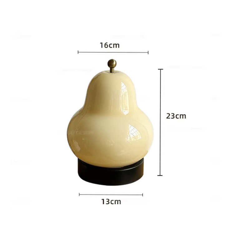 چراغ رومیزی گلابی بی سیم تزیینی ناز خلاقانه Dimmable