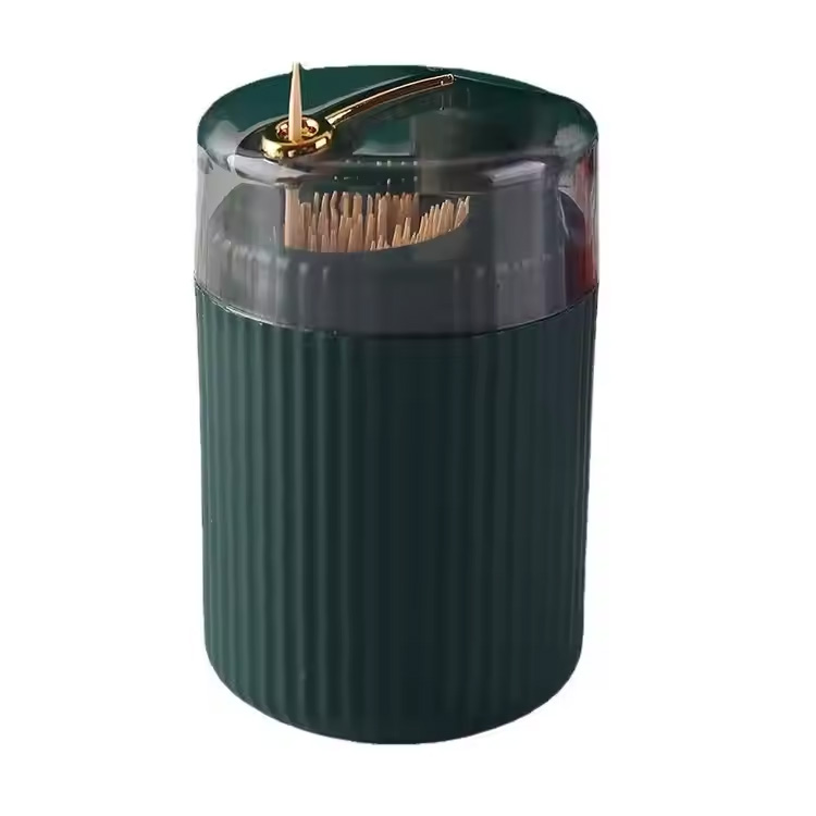 نگهدارنده قوطی خلال دندان جعبه ذخیره سازی نوع فشاری Dispenser