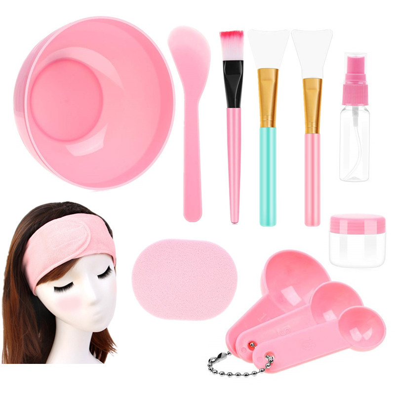 کاسه و مجموعه ابزار مخلوط کردن ماسک صورت DIY Facial Mixing Face