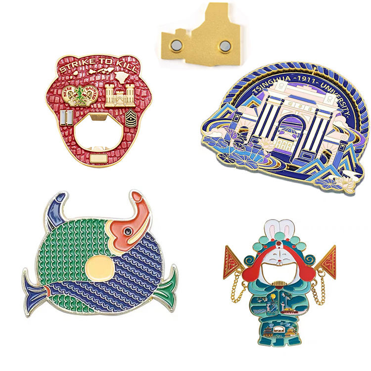 مگنت یخچال فریزر گلیتر فلزی مگنت تبلیغاتی یخچال