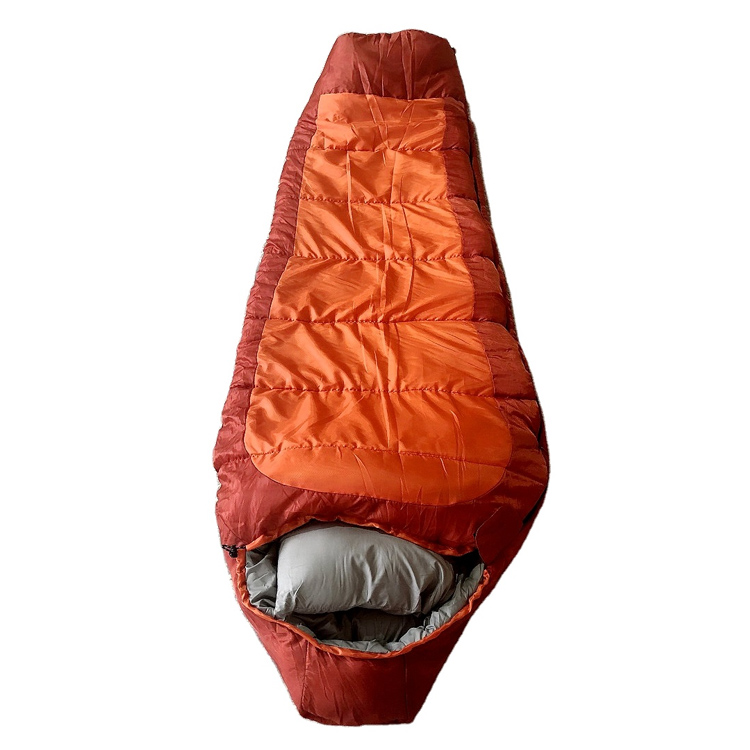 فروش داغ کیسه خواب مومیایی بزرگسال با بالش برای پیاده روی