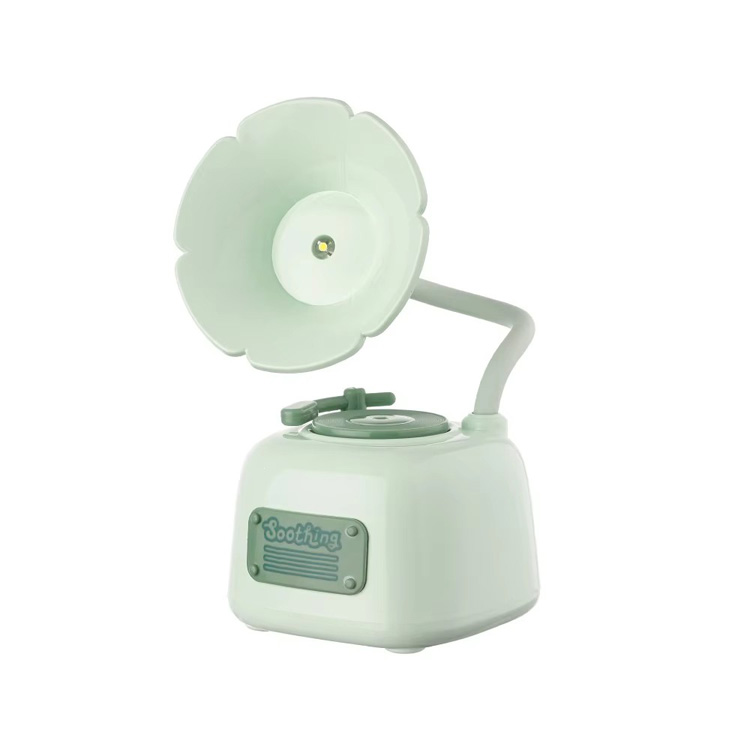 لامپ رومیزی گرامافون مینی شارژ USB با قابلیت Dimmable Dimmable